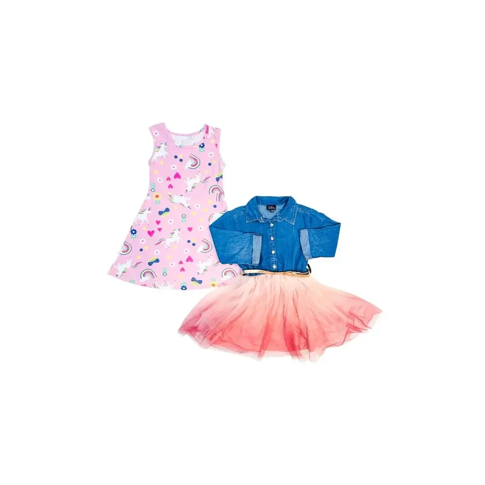 H&M Girls Clothing Bundle Sets Outfits Leggings Dresses Shorts Swimsuit Size 8